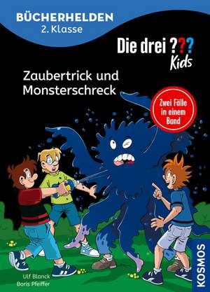 Die drei ??? Kids, Bücherhelden 2. Klasse, Doppelband 1, Zaubertrick und Monsterschreck de Boris Pfeiffer