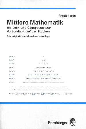 Mittlere Mathematik de Frank Ferstl