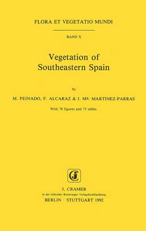 Vegetation of Southeastern Spain de M Peinado