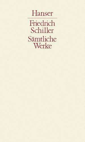 Werke 1 de Friedrich von Schiller