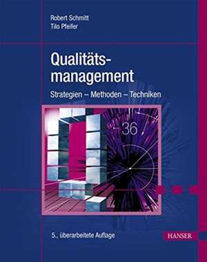 Qualitätsmanagement de Robert Schmitt