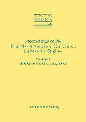 Proceedings of the First North American Conference on Manchu Studies de Stephen Wadley