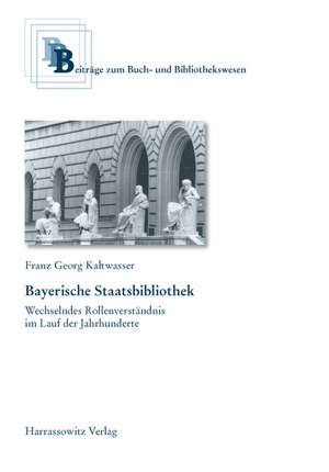 Bayerische Staatsbibliothek de Franz G Kaltwasser