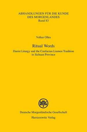 Ritual Words de Volker Olles