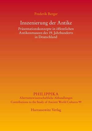 Inszenierung der Antike de Frederik Berger