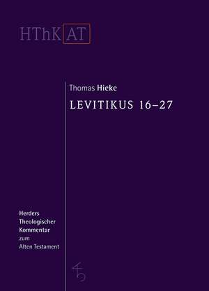 Levitikus de Thomas Hieke