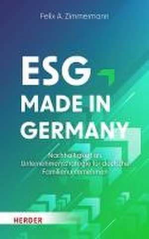 ESG - Made in Germany de Felix A. Zimmermann