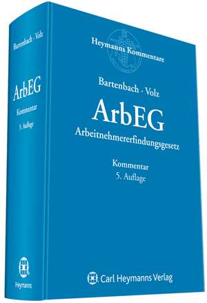 Arbeitnehmererfindungsgesetz de Kurt Bartenbach