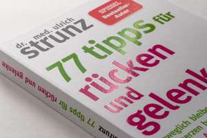 77 Tipps für Rücken und Gelenke de Ulrich Strunz