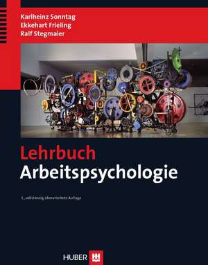 Lehrbuch Arbeitspsychologie de Karlheinz Sonntag