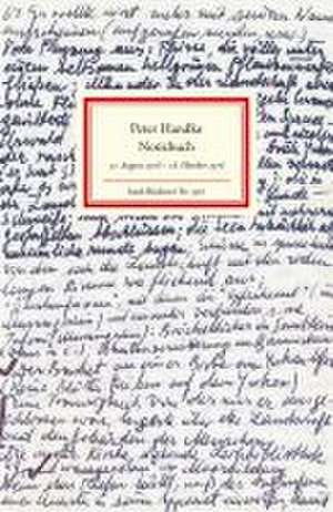 Notizbuch Nr. 4 de Peter Handke