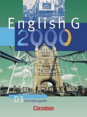 English G 2000. Ausgabe D 3. Schülerbuch de Herbert Willms