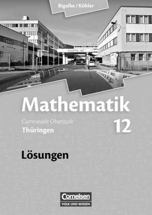 Mathematik Sekundarstufe II 12. Schuljahr. Lösungen zum Schülerbuch Thüringen de Anton Bigalke