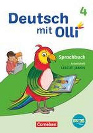 Deutsch mit Olli Sprache 2-4 4. Schuljahr. Arbeitsheft Leicht / Basis - Mit BOOKii-Funktion und Testheft