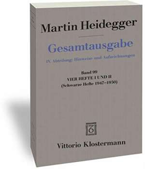 Vier Hefte I und II de Martin Heidegger