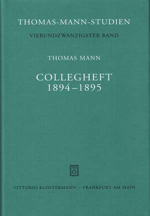 Collegheft 1894 - 1895 de ne