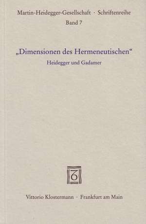 "Dimensionen des Hermeneutischen" de Günter Figal