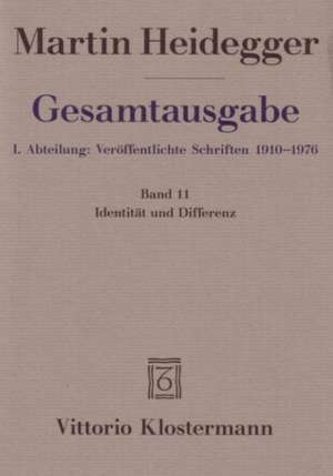 Heidegger, M: Gesamtausgabe. 4 Abteilungen / 1. Abt: Veröffe