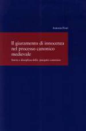 Il giuramento di innocenza nel processo canonico medievale de Antonia Fiori