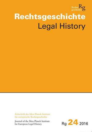 Rechtsgeschichte Legal History (RG) de Thomas Duve