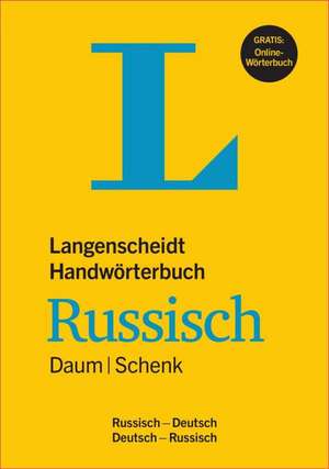 Langenscheidt Handwörterbuch Russisch Daum/Schenk - Buch mit Online-Anbindung de Edmund Daum