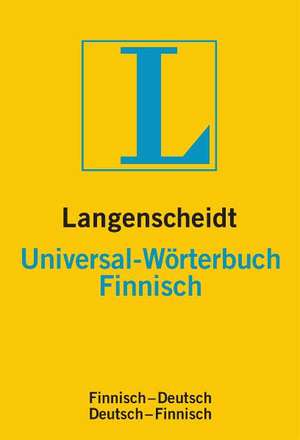 Finnisch. Universal-Wörterbuch. Langenscheidt. Neues Cover