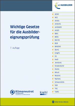 Wichtige Gesetze für die Ausbildereignungsprüfung de Nwb Gesetzesredaktion