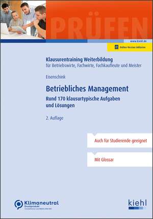 Betriebliches Management de Christian Eisenschink