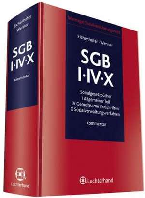 Kommentar zum SGB I/IV/X de Eberhard Eichenhofer