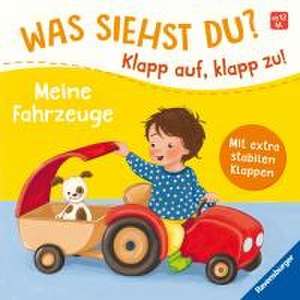 Was siehst du? Klapp auf, klapp zu! Meine Fahrzeuge de Sandra Grimm