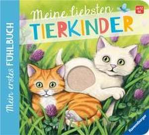 Mein erstes Fühlbuch: Meine liebsten Tierkinder de Sandra Grimm