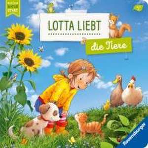 Lotta liebt die Tiere - Sach-Bilderbuch über Tiere ab 2 Jahre, Kinderbuch ab 2 Jahre, Sachwissen, Pappbilderbuch de Sandra Grimm