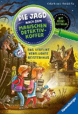 Die Jagd nach dem magischen Detektivkoffer 7: Das verflixt verfluchte Geisterhaus. Erstlesebuch ab 7 Jahren für Jungen und Mädchen. Lesenlernen mit Krimirätseln de Cally Stronk