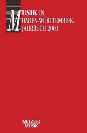 Musik in Baden-Württemberg, Jahrbuch 2001: Jahrbuch 2001/ Band 8 de Kenneth A. Loparo