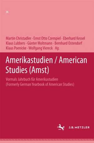 Amerikastudien / American Studies de Martin Christadler