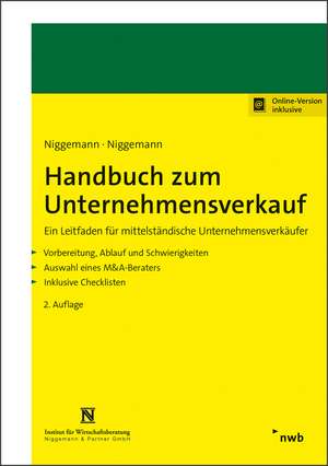 Handbuch zum Unternehmensverkauf de Britt Niggemann