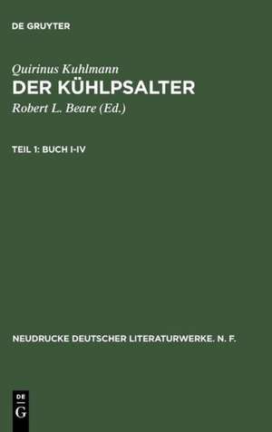 Buch I-IV de Quirinus Kuhlmann