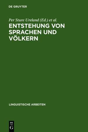 Entstehung von Sprachen und Völkern: glotto- und ethnogenetische Aspekte europäischer Sprachen ; Akten des 6. Symposions über Sprachkontakt in Europa, Mannheim 1984 de Per Sture Ureland