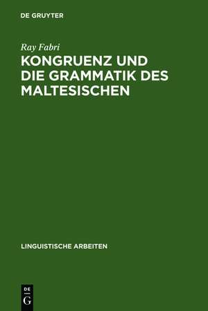 Kongruenz und die Grammatik des Maltesischen de Ray Fabri