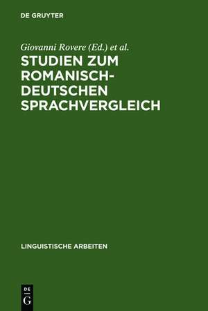 Studien zum romanisch-deutschen Sprachvergleich de Giovanni Rovere