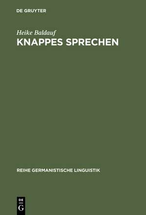 Knappes Sprechen de Heike Baldauf