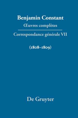 Correspondance générale 1808–1809 de Paul Delbouille