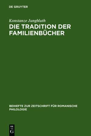 Die Tradition der Familienbücher: Das Katalanische während der Decadència de Konstanze Jungbluth