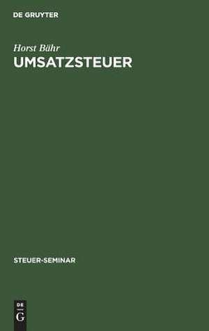 Umsatzsteuer de Horst Bähr