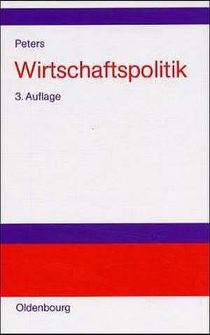 Wirtschaftspolitik de Hans-Rudolf Peters