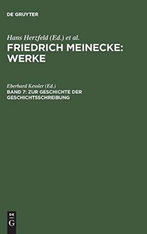 Zur Geschichte der Geschichtsschreibung de Eberhard Kessler