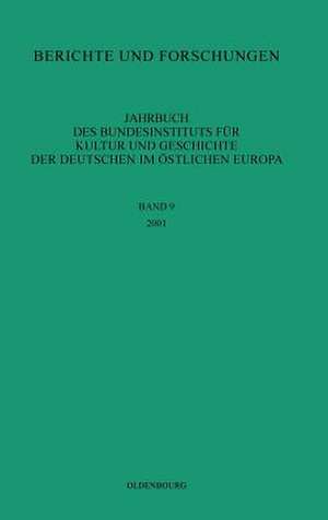 2001 de Bundesinstitut für Kultur und Geschichte der Deutschen im östlichen Europa