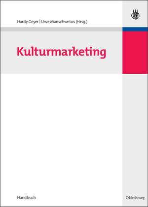 Kulturmarketing de Hardy Geyer