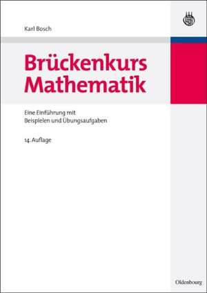 Brückenkurs Mathematik: Eine Einführung mit Beispielen und Übungsaufgaben de Karl Bosch