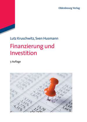 Finanzierung und Investition de Lutz Kruschwitz